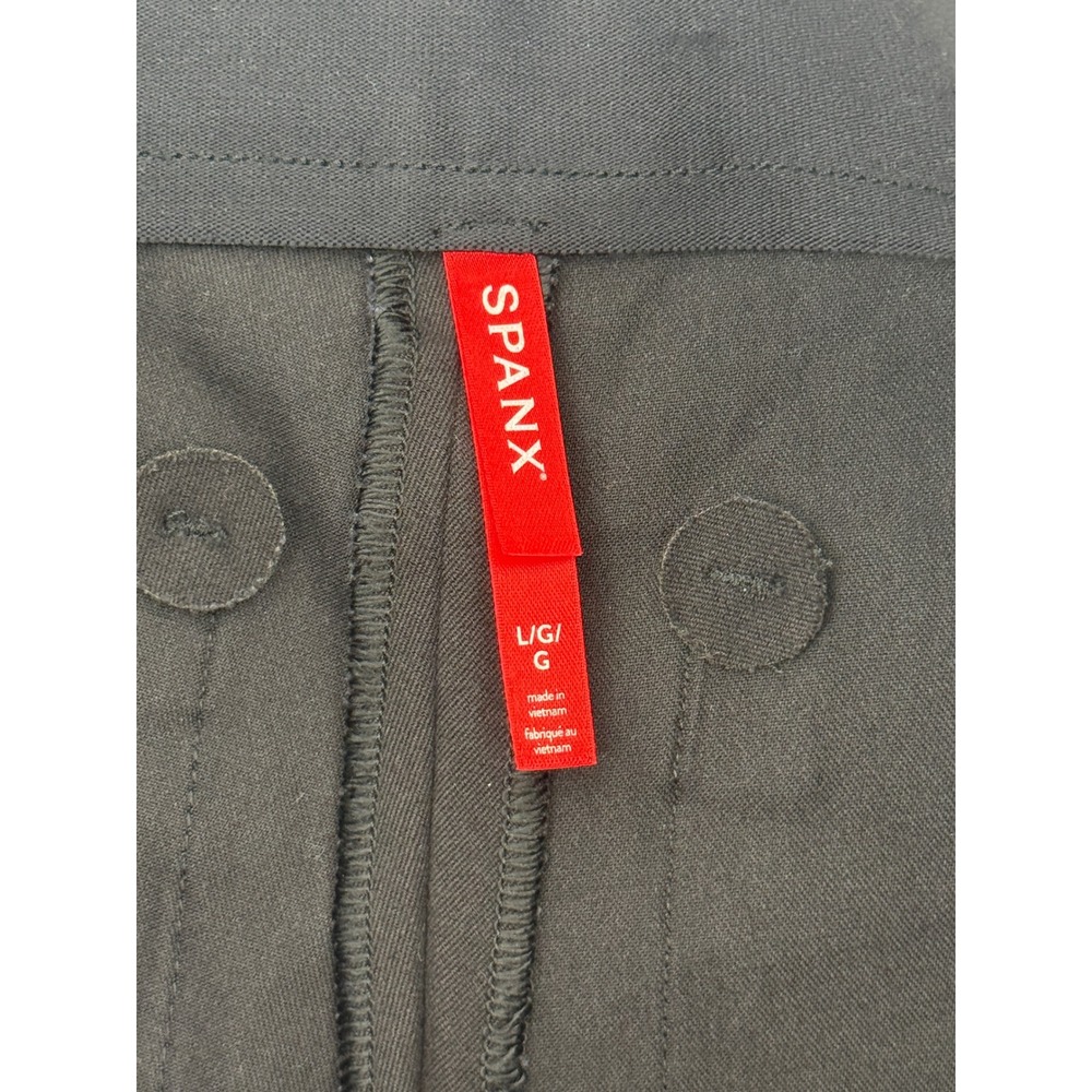 Spanx Polished Kick Flare Pants Classic Black 20367R Womens Large NWT - Picture 6 of 13